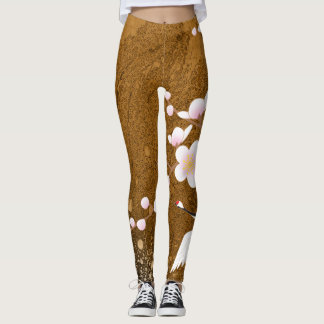 Japansk svart för KimonoPatern D Leggins Leggings