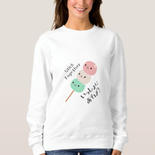 Japansk Sweet Dango Trio Kawaii T Shirt