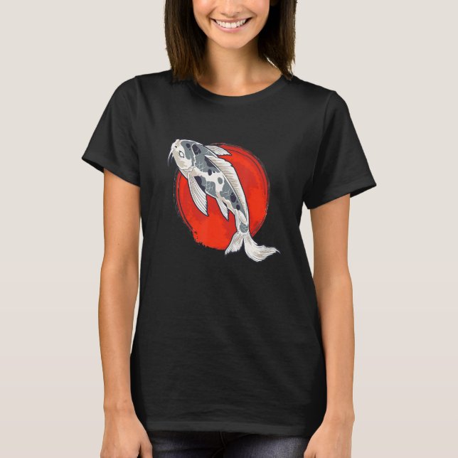 Japansk Tattodragon Koi Carp Japan Fish Urban A T Shirt (Framsida)
