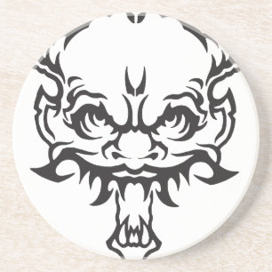 Japansk Tattooni Demon Underlägg Sandsten