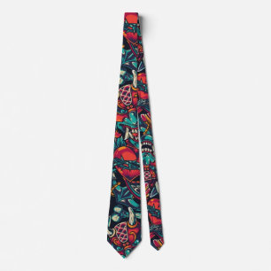 Japansk tatuering stil Neck Tie Slips