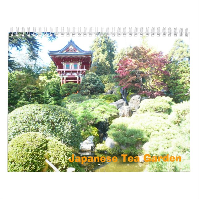 Japansk Teaträdgårdkalender Kalender (Omslag)