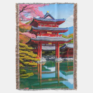 Japansk tempel filt
