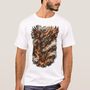 Japansk Tiger Tattoo T-Shirt   Traditionell Irezum