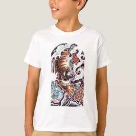 Japansk tiger tatuering t shirt