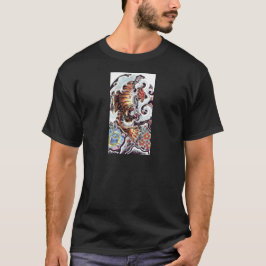 Japansk tiger tatuering tee