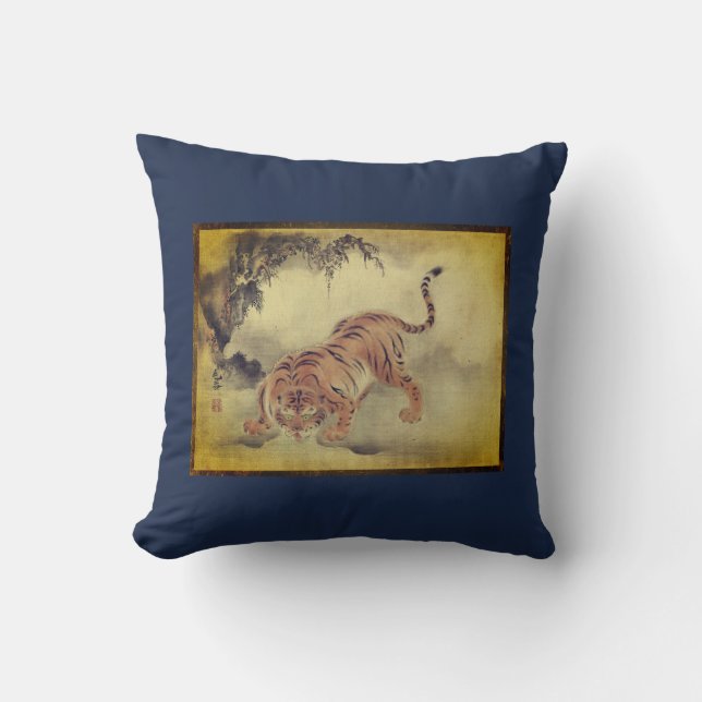 JAPANSK TIGERdekorativ kudde (Framsida)