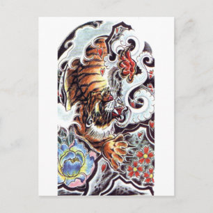 Japansk tigertato vykort