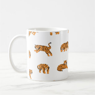 Japansk tiggare: Vintage Doodle Seamless Kaffemugg