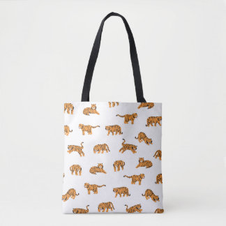 Japansk tiggare: Vintage Doodle Seamless Tygkasse