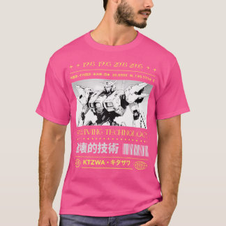 Japansk Tokyo Cyberpunk Art Streetwear Anime Grap T Shirt