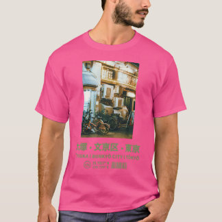 Japansk Tokyo Cyberpunk Art Streetwear Retro Grap T Shirt
