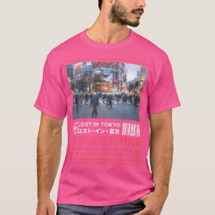 Japansk Tokyo Cyberpunk Art Streetwear Retro Grap T Shirt