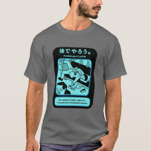 Japansk Tokyo Subway Offentlig Annonsering T Shirt