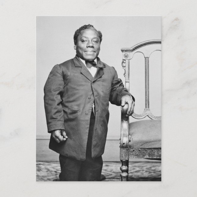 Japansk Tommy, afrikansk amerikansk Minstrel, 1860 Vykort (Framsida)