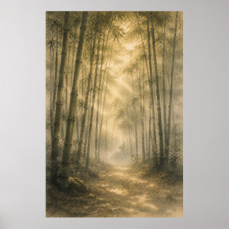 Japansk Torii-port Japandi Väggkonstaffisch Poster
