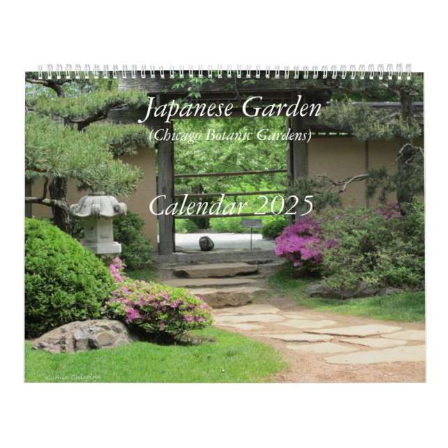 Japansk trädgård 2025 kalender (Omslag)