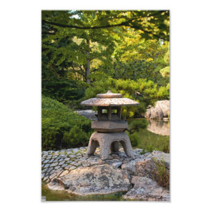 Japansk trädgård fototryck