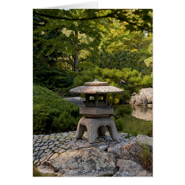 Japansk Trädgård Kort (Framsidan)