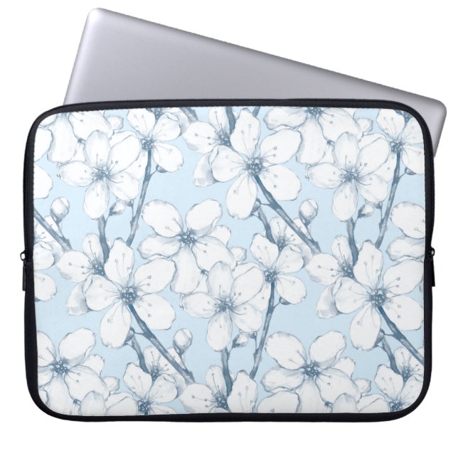 Japansk trädgård laptop sleeve (Framsidan)