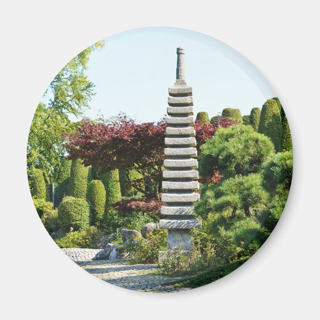 Japansk trädgård magnet (Framsidan)