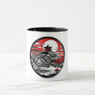 Japansk trädgård mugg