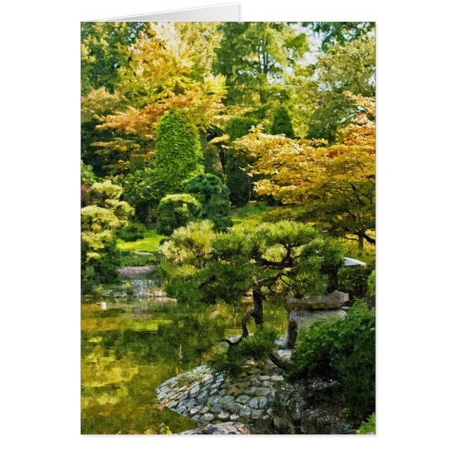 Japansk trädgård OBS kort (Framsidan)