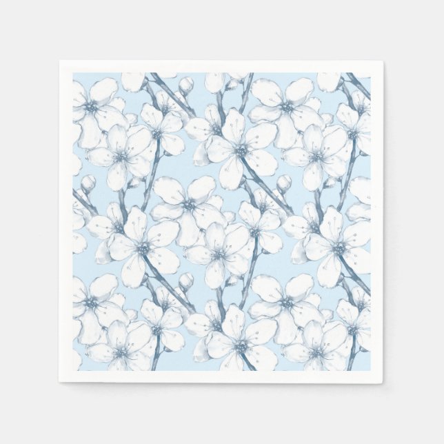 Japansk trädgård pappersservett (Framsidan)