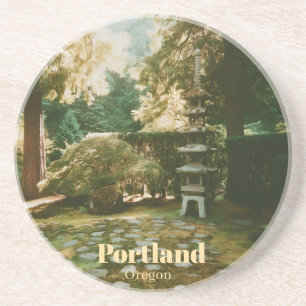 Japansk trädgård, Portland, Oregon Souvenir Underlägg