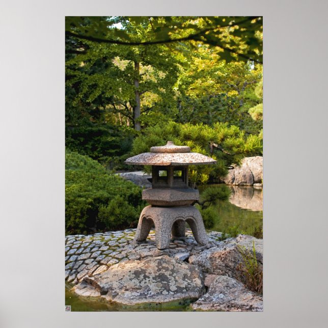 Japansk trädgård poster (Framsidan)