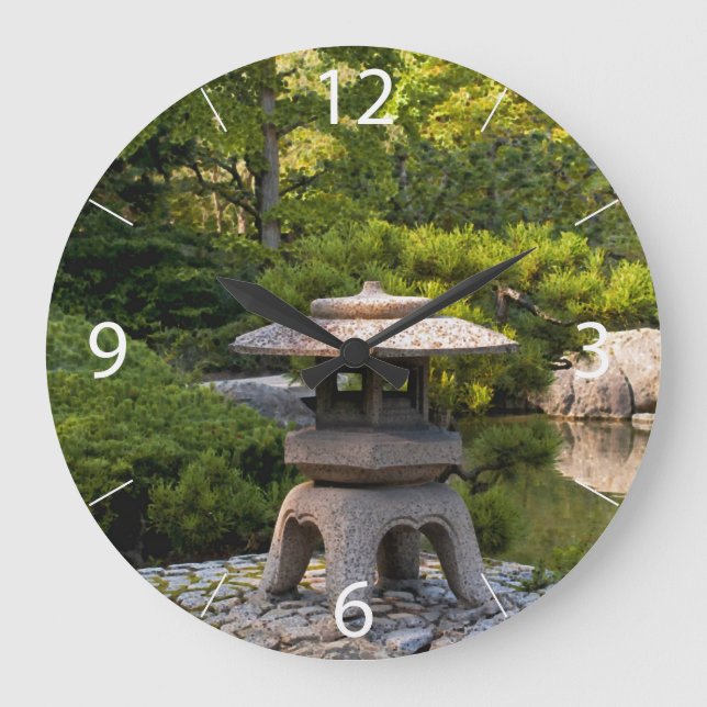 Japansk trädgård stor klocka (Framsida)