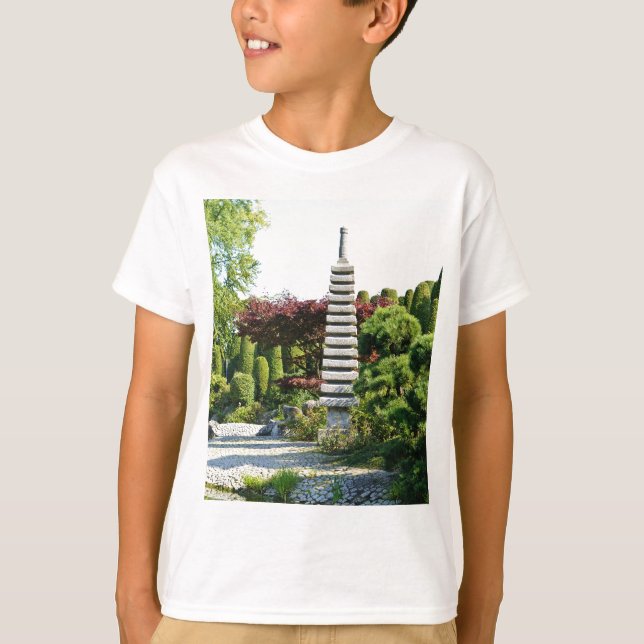 Japansk trädgård t-shirt (Framsida)