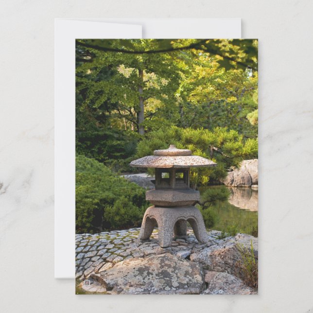 Japansk trädgård - traditionell estetik  (Framsida)