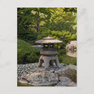 Japansk trädgård vykort