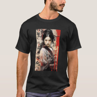 Japansk tradition Japansk kulturkvinna T Shirt