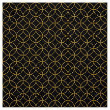 Japansk traditionell Design1 - SHIPPO- Black&Gold