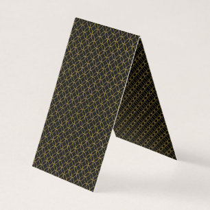 Japansk traditionell Design1 - SHIPPO- Black&Gold Visitkort