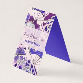 Japansk traditionell Fläkt ART-HÄNDELSE Visitkort