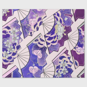 Japansk traditionell Fläkt Presentpapper