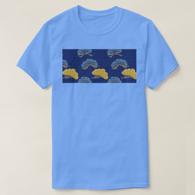 Japansk traditionell Kimono Mönster T Shirt (Design framsida)