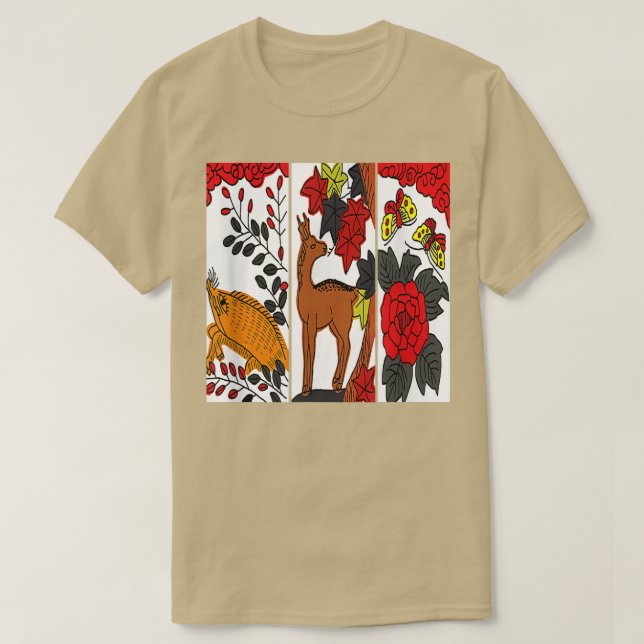 Japansk traditionell konst, Hanafuda T Shirt (Design framsida)