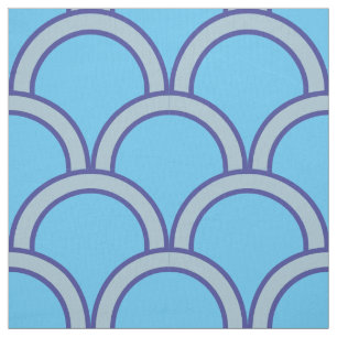 Japansk traditionell Qinghai Wave Mönster Tyg