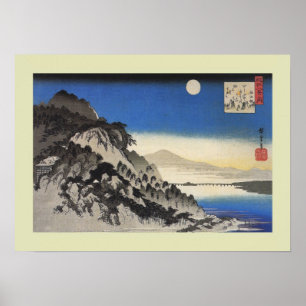 Japansk träkloss poster