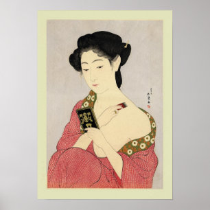 Japansk träkloss poster
