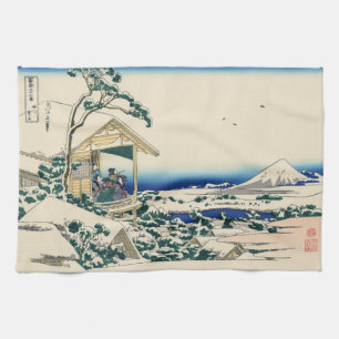 Japansk träkloss: Teahus på Koishikawa Kökshandduk