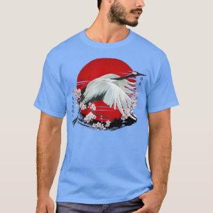 Japansk Tsuru Papper Crane Orizuru Japan-kultur T Shirt