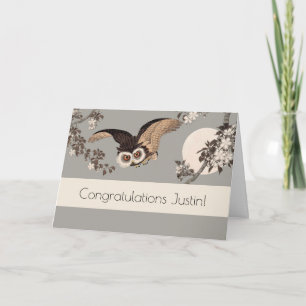 Japansk Uggla, Måne, nattlinda Kort