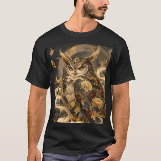 Japansk ugglekonst | Traditionell uggleskyddande d T Shirt
