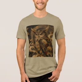 Japansk ugglekonst | Traditionell uggleskyddande d T Shirt