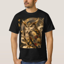 Japansk ugglekonst | Traditionell uggleskyddande d T Shirt